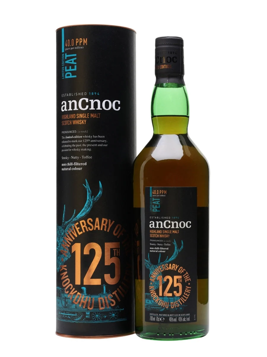 AnCnoc Peaty Highland Single Malt Scotch Whisky | 700ML - Whiskey