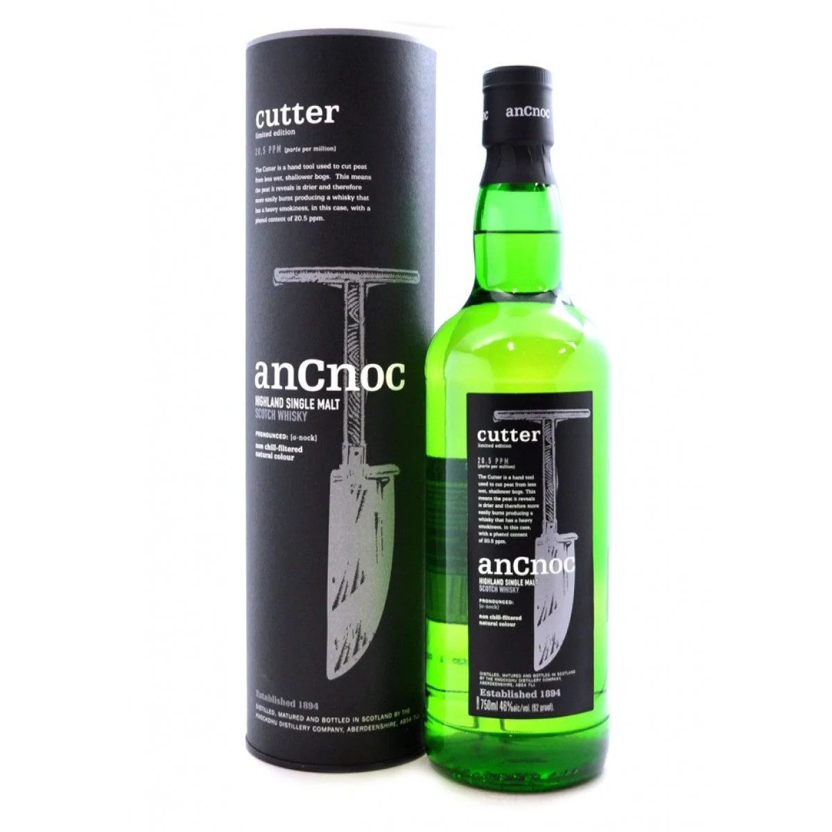 AnCnoc Cutter Peated Single Malt Scotch Whisky - Whiskey