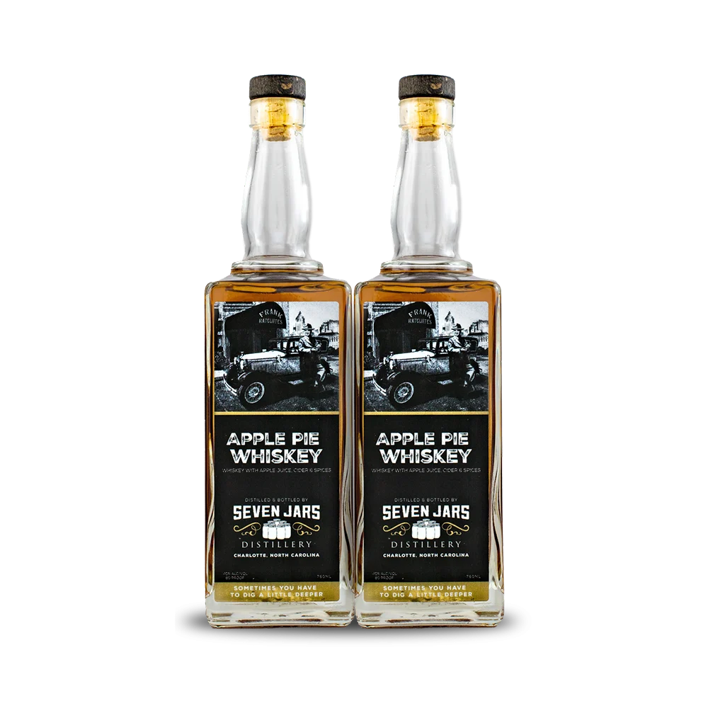 Seven Jars Pure Apple Pie Whiskey (2) Bottle Bundle