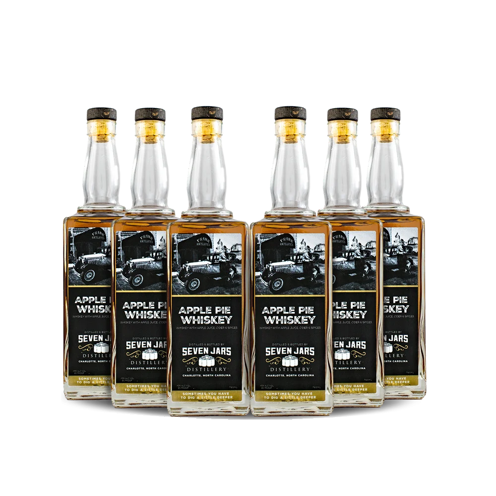 Seven Jars Pure Apple Pie Whiskey (6) Bottle Bundle