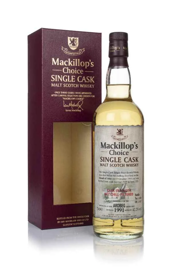 Ardbeg 29 años 1991 (barrica 1929) - Whisky escocés Mackillop's Choice | 700ML