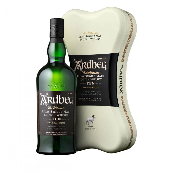 Ardbeg Ardbone 10 años Lata de regalo Whisky escocés de pura malta - Whiskey