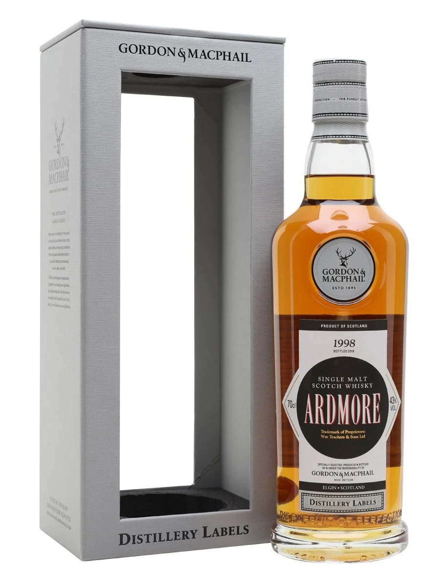 Ardmore 1998 Bot.2018 G&M Distillery Label Highland Single Malt Scotch Whisky | 700ML - Whiskey