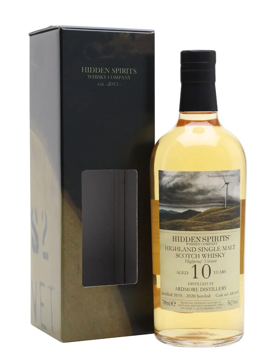 Ardmore 2010 10 Year Old Hidden Spirits Highland Single Malt Scotch Whisky | 700ML - Whiskey