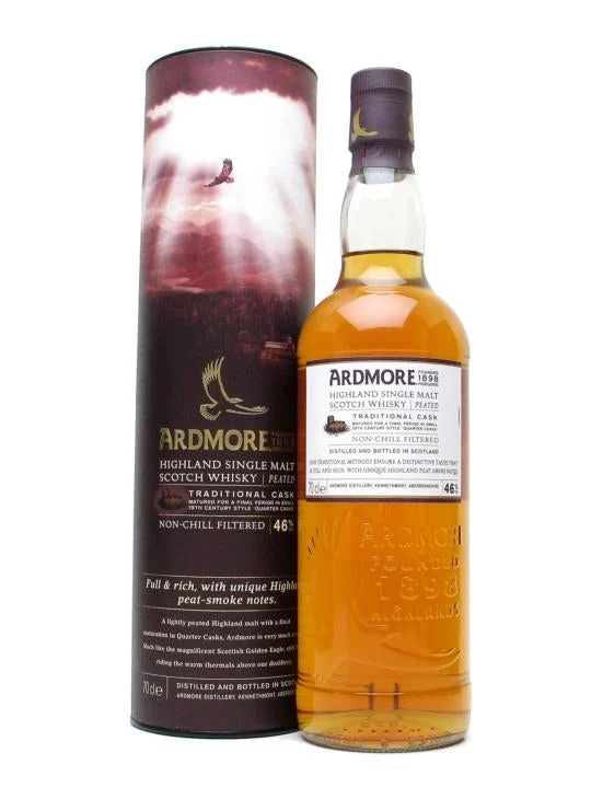 Ardmore Traditional Cask Peated Single Malt Scotch Whisky - Whiskey