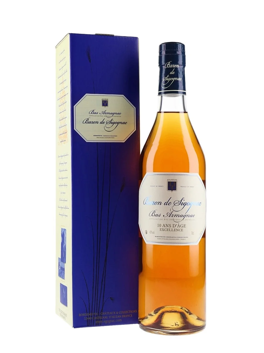 Baron de Sigognac 10 años Bas Armagnac | 700ML - armañac