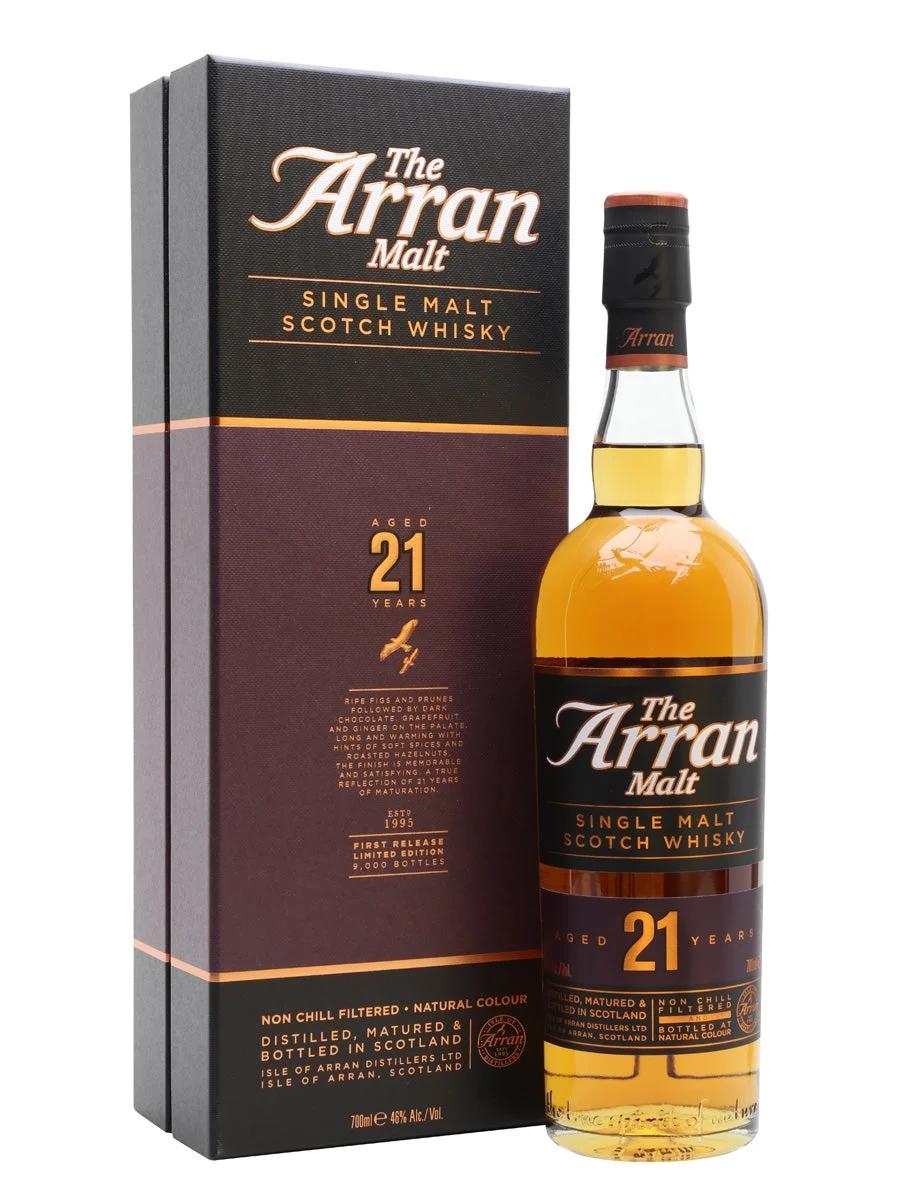 Arran 21 Year Old Single Malt Scotch Whisky - Whiskey