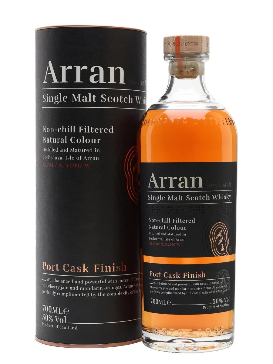 Arran Port Cask Finish Island Single Malt Scotch Whisky | 700ML - Whiskey