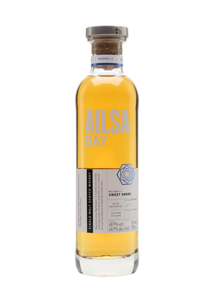 Whisky escocés de malta única de tierras bajas, Sweet Smoke Ailsa Bay | 700ML