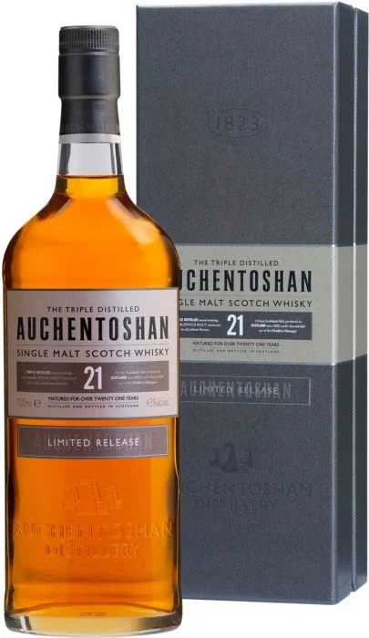 Auchentoshan 21 Year Old Single Malt Scotch Whisky - Whiskey