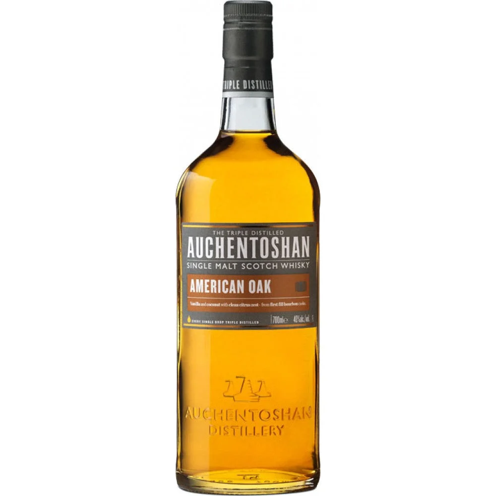 Whisky escocés de pura malta de roble americano Auchentoshan Lowland