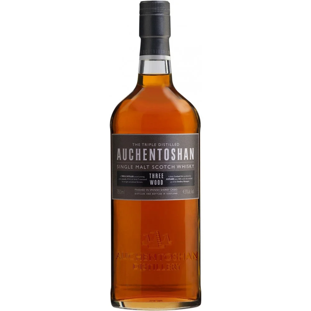 Auchentoshan Three Wood Single Malt Scotch Whisky - Whiskey