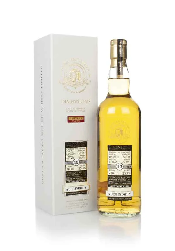 Auchindoun 13 años (barrica 28900016) - Dimensiones (Duncan Taylor) Whisky escocés | 700ML