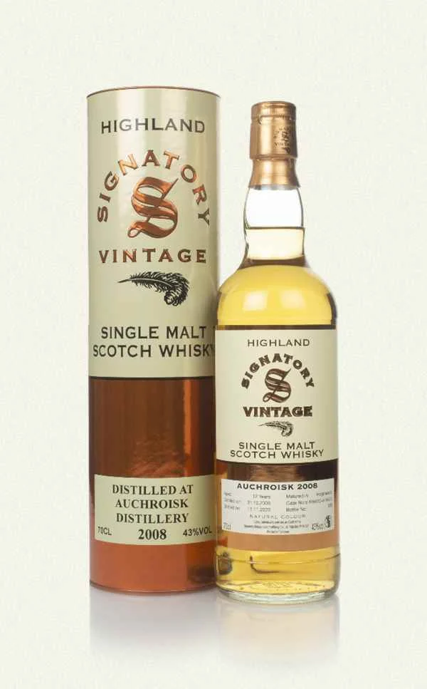 Auchroisk 12 Year Old 2008 (casks 816420 & 816423) - Signatory Whisky | 700ML
