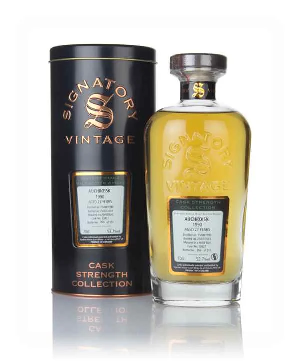 Auchroisk 27 años 1990 (barril 13827) - Colección Cask Strength (Firmante) Whisky escocés | 700ML