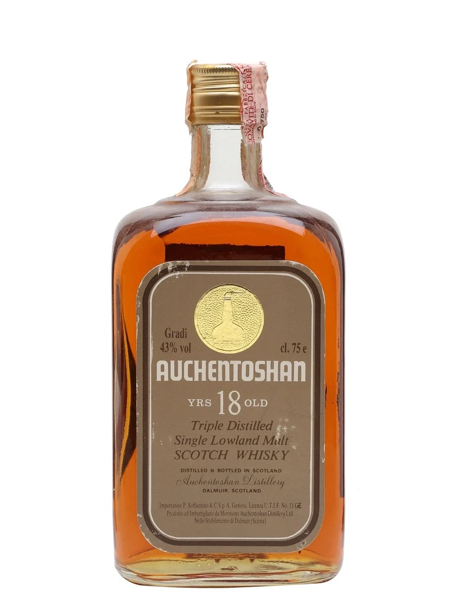 Auchentoshan 18 años Bot.1980 Whisky escocés de malta única de tierras bajas
