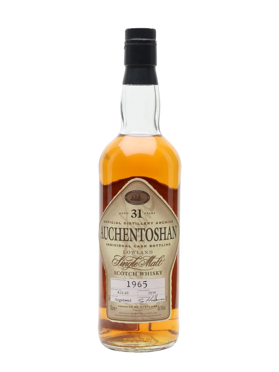 Auchentoshan 1965 31 Year Old Cask 2508 Lowland Single Malt Scotch Whisky | 700ML - Whiskey