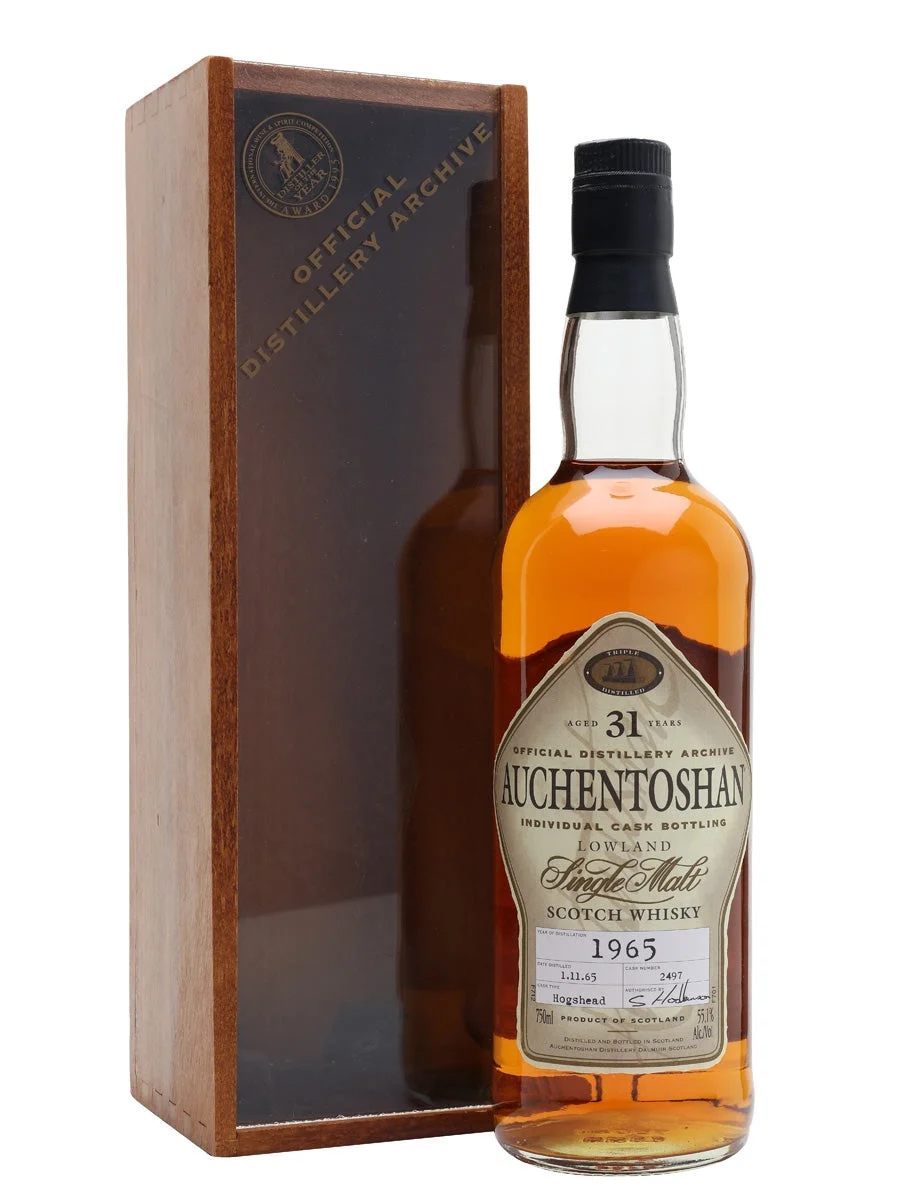 Auchentoshan 1965 31 Year Old Cask #2510 Lowland Single Malt Scotch Whisky | 700ML - Whiskey