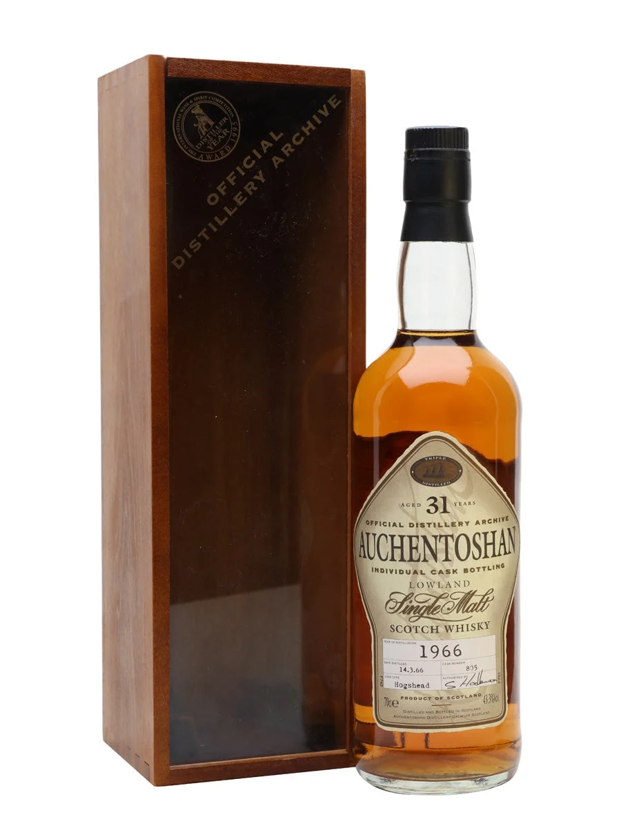 Auchentoshan 1966 31 Year Old Cask #805 Lowland Single Malt Scotch Whisky | 700ML - Whiskey
