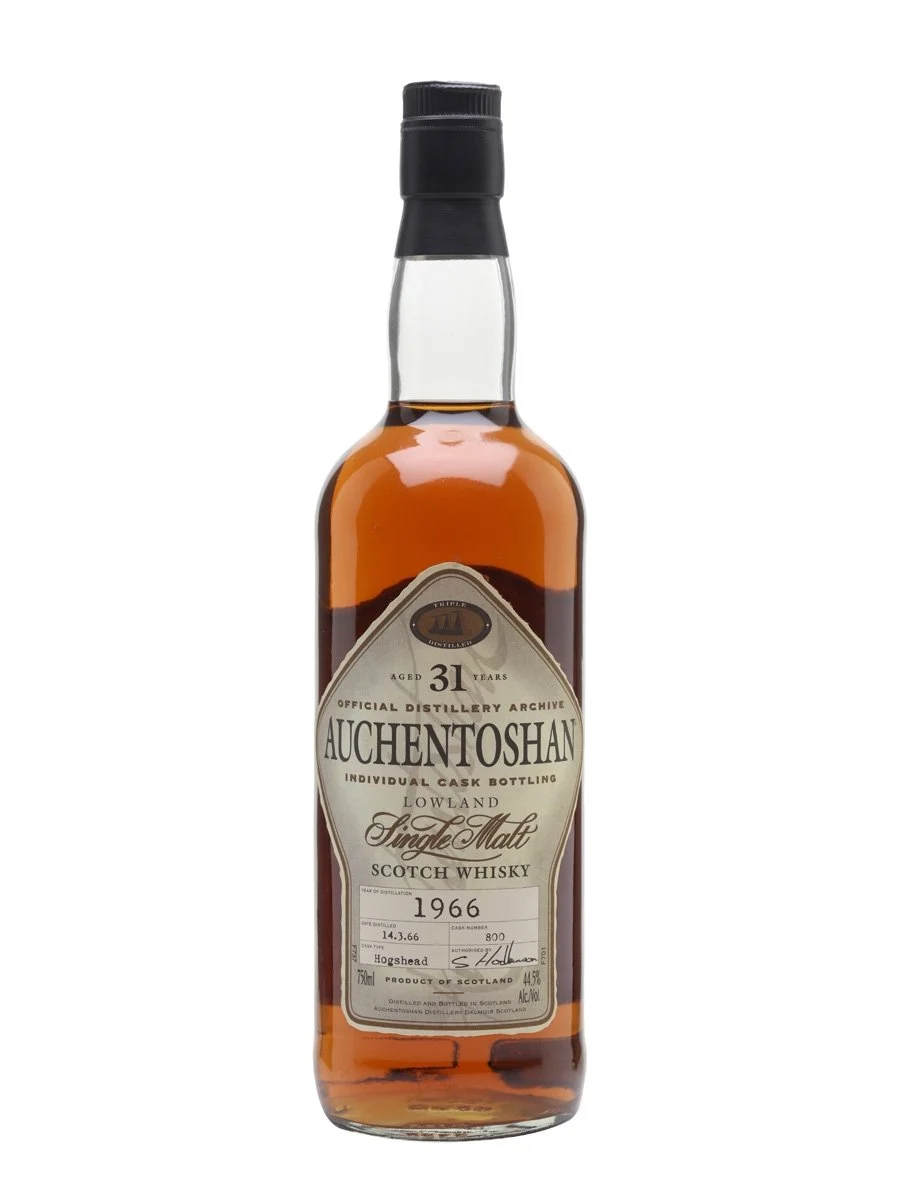 Auchentoshan 1966 31 años Cask #800 Whisky escocés de malta única de tierras bajas