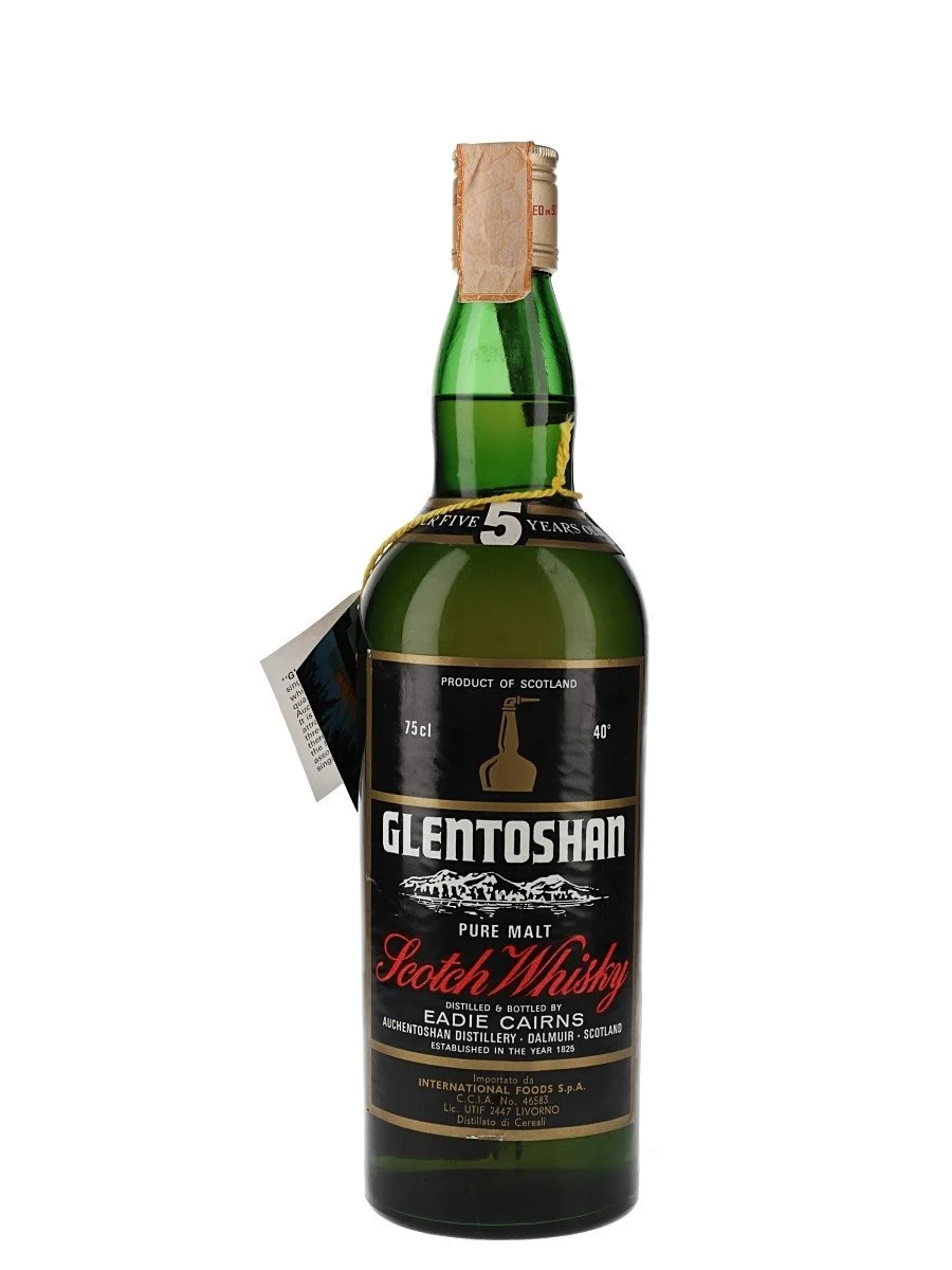 Glentoshan (Auchentoshan) 5 Year Old Bot.1980s Lowland Single Malt Scotch Whisky - Whiskey