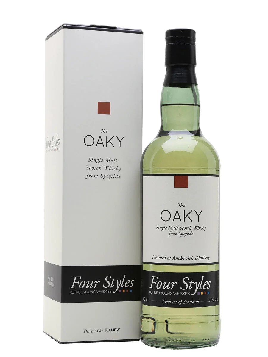 Auchroisk 2012 The Oaky Four Styles Speyside Single Malt Scotch Whisky | 700ML - Whiskey