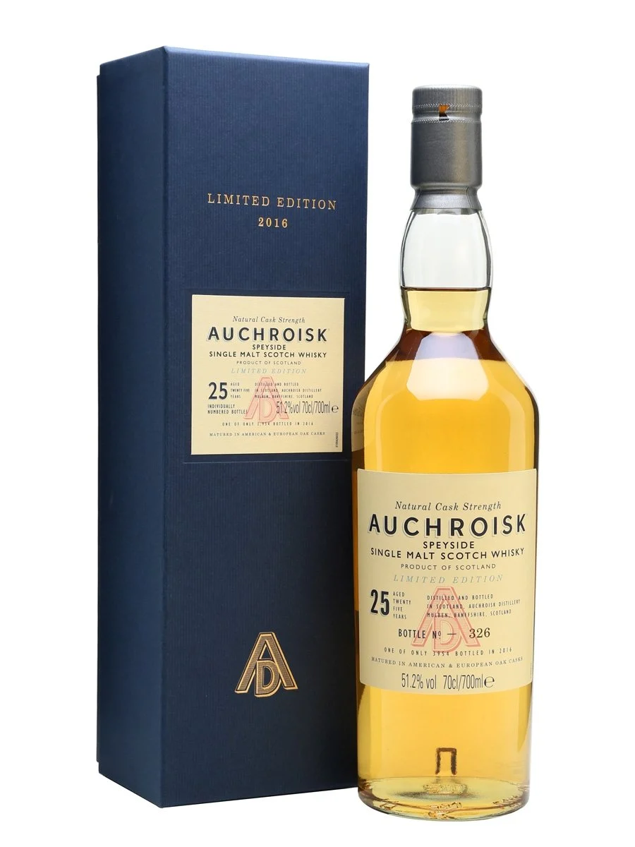 Auchroisk 1990 25 Year Old Special Releases 2016 Speyside Single Malt Scotch Whisky | 700ML - Whiskey