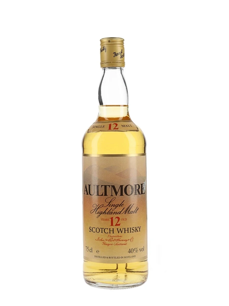 Aultmore 12 Year Old Bot.1980s Speyside Single Malt Scotch Whisky - Whiskey