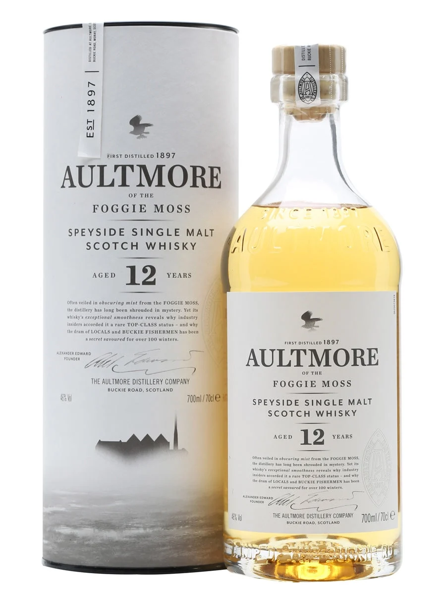 Aultmore 12 Year Old Single Malt Scotch Whisky - Whiskey