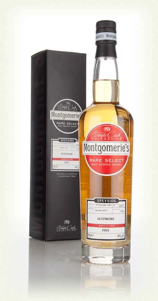 Aultmore 23 Year Old 1991 (cask 7410) - Rare Select (Montgomerie's) Whisky | 700ML