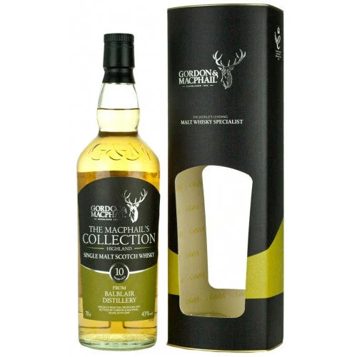 Gordon & Macphail's Balblair 10 Year Old Single Malt Scotch Whisky - Whiskey