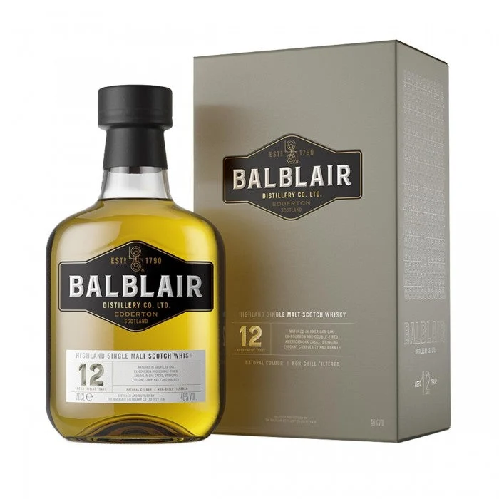 Balblair 12 Year Old Highland Single Malt Scotch Whisky | 700ML - Whiskey