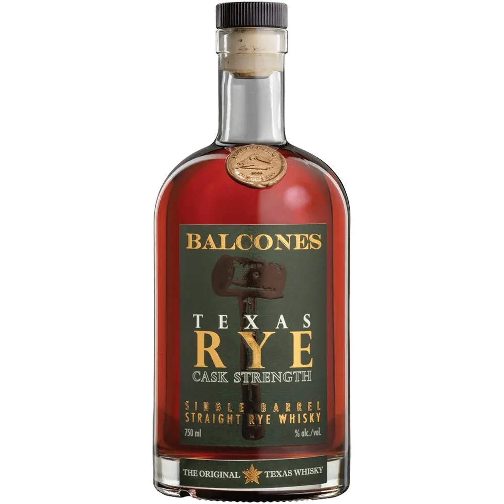 Balcones Texas Rye Cask Strength Whiskey