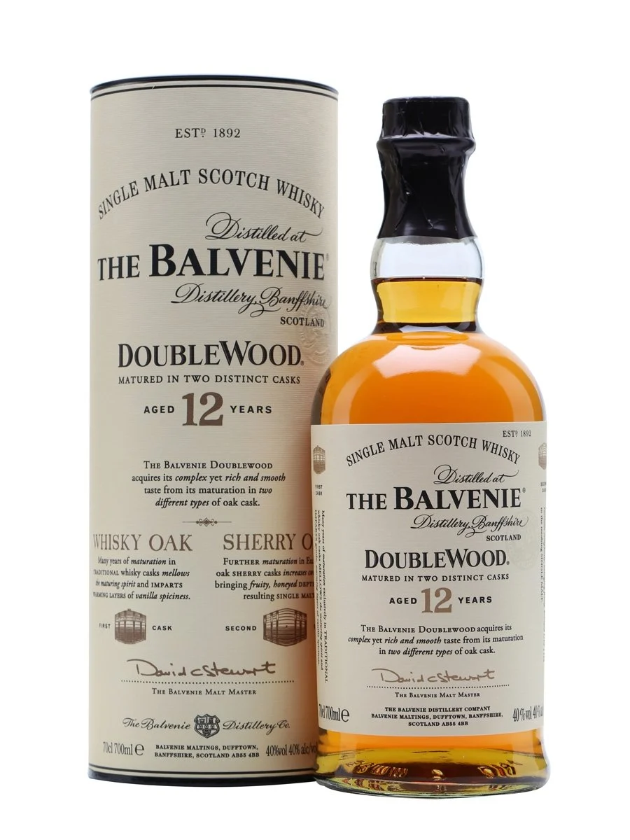 Balvenie 12 Year Old DoubleWood Speyside Single Malt Scotch Whisky | 700ML - Whiskey