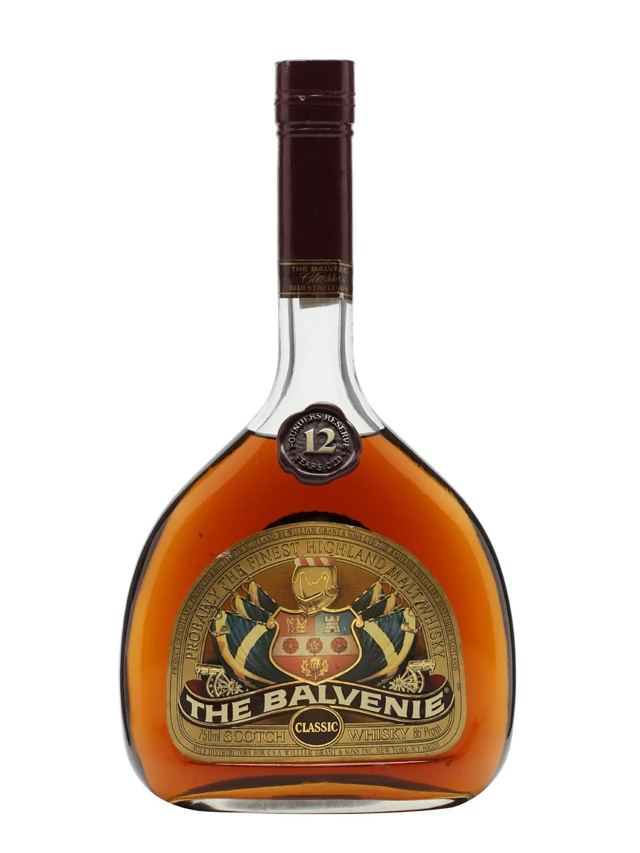 Balvenie 12 Year Old Classic Bot.1980s Speyside Single Malt Scotch Whisky - Whiskey