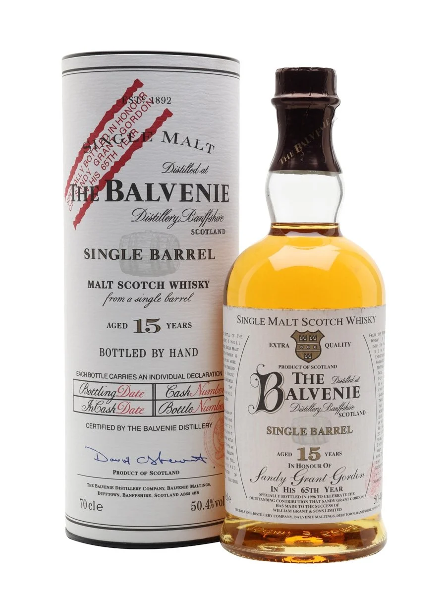 Balvenie 15 Year Old Sandy Grant Gordon Speyside Single Malt Scotch Whisky | 700ML - Whiskey