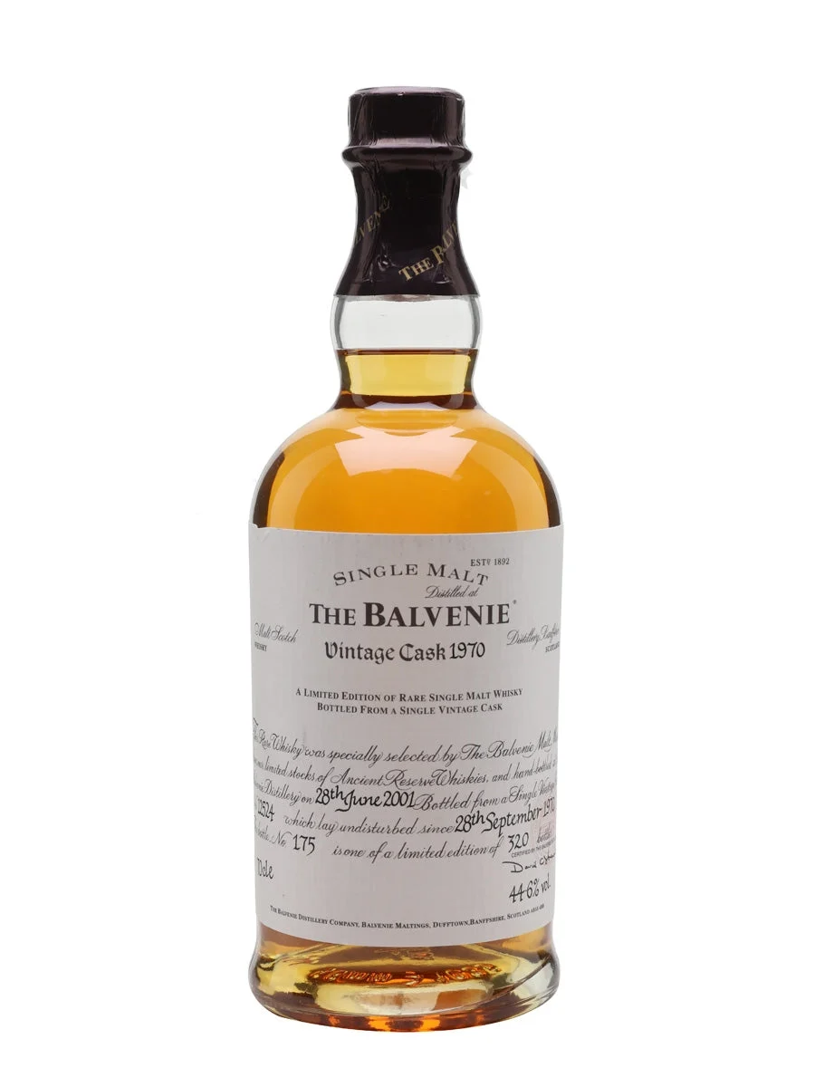 Balvenie 1970 30 Year Old Cask #12524 Speyside Single Malt Scotch Whisky | 700ML - Whiskey