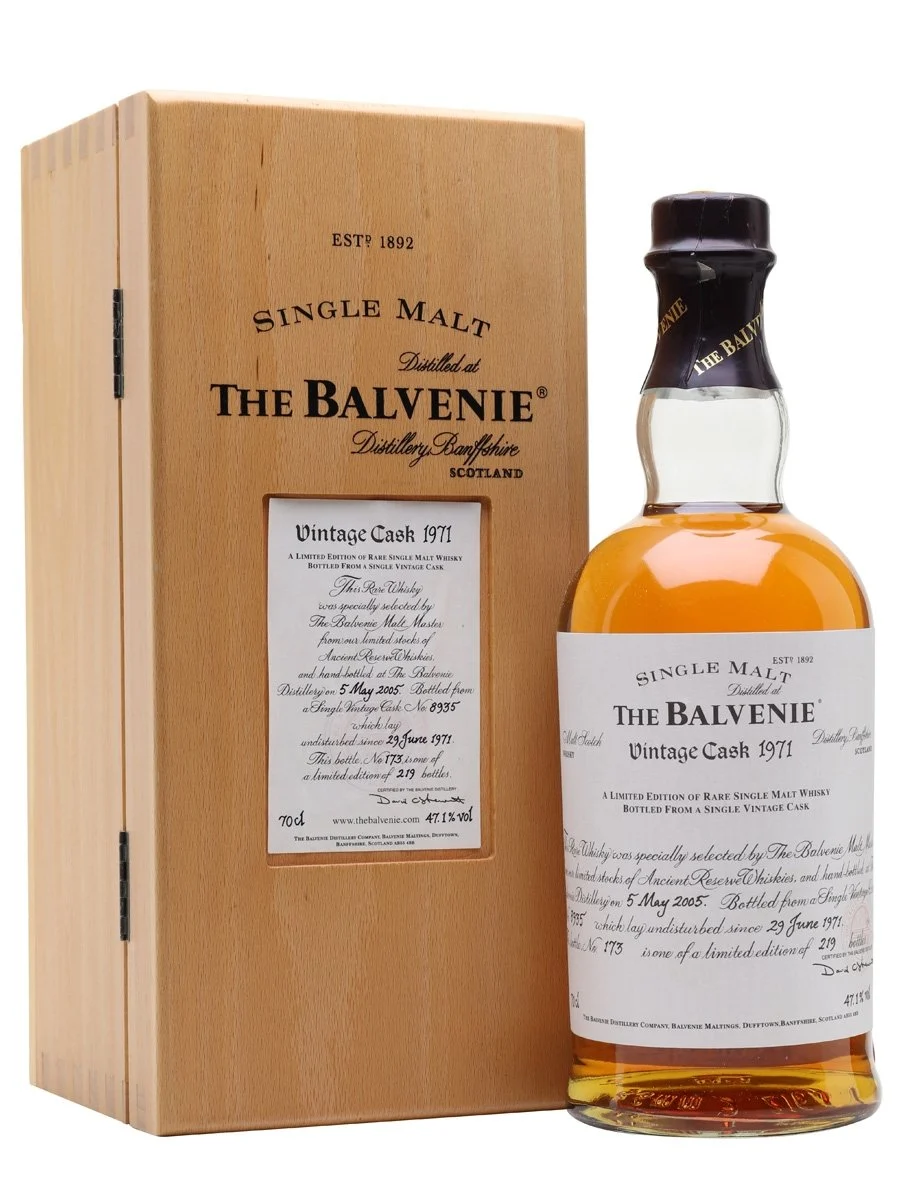 Balvenie 1971 33 Year Old Cask #8935 Speyside Single Malt Scotch Whisky | 700ML - Whiskey
