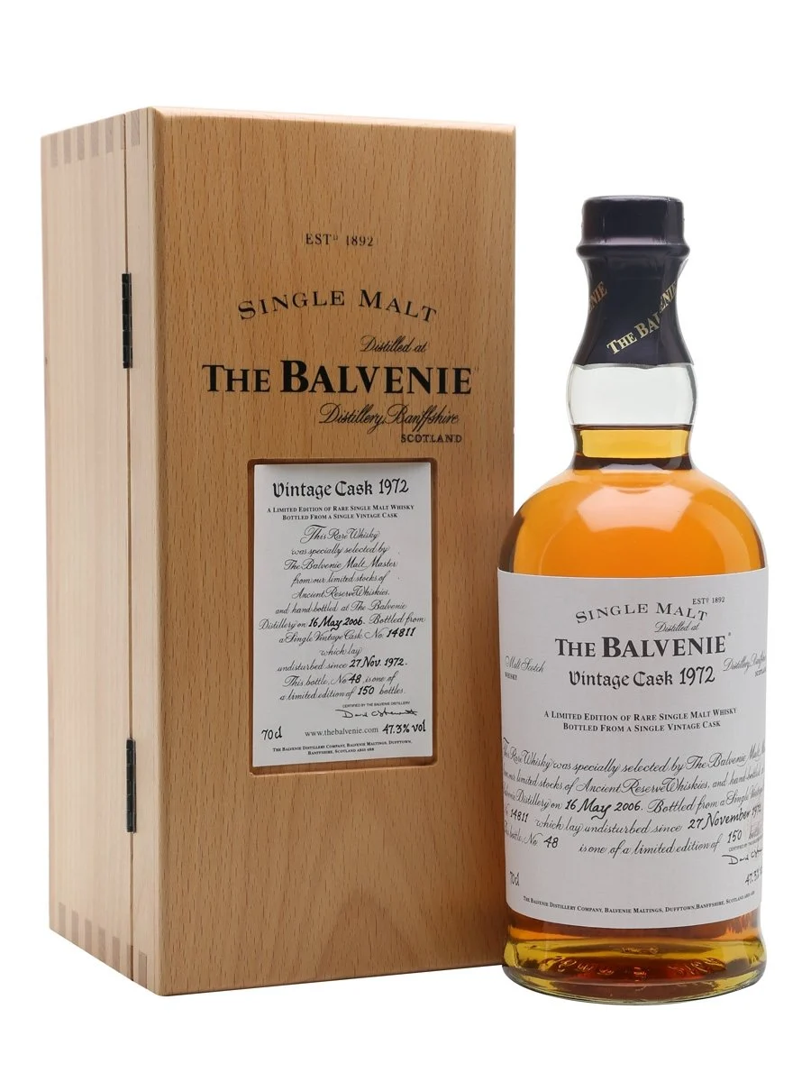 Balvenie 1972 33 Year Old Cask #14811 Speyside Single Malt Scotch Whisky | 700ML - Whiskey