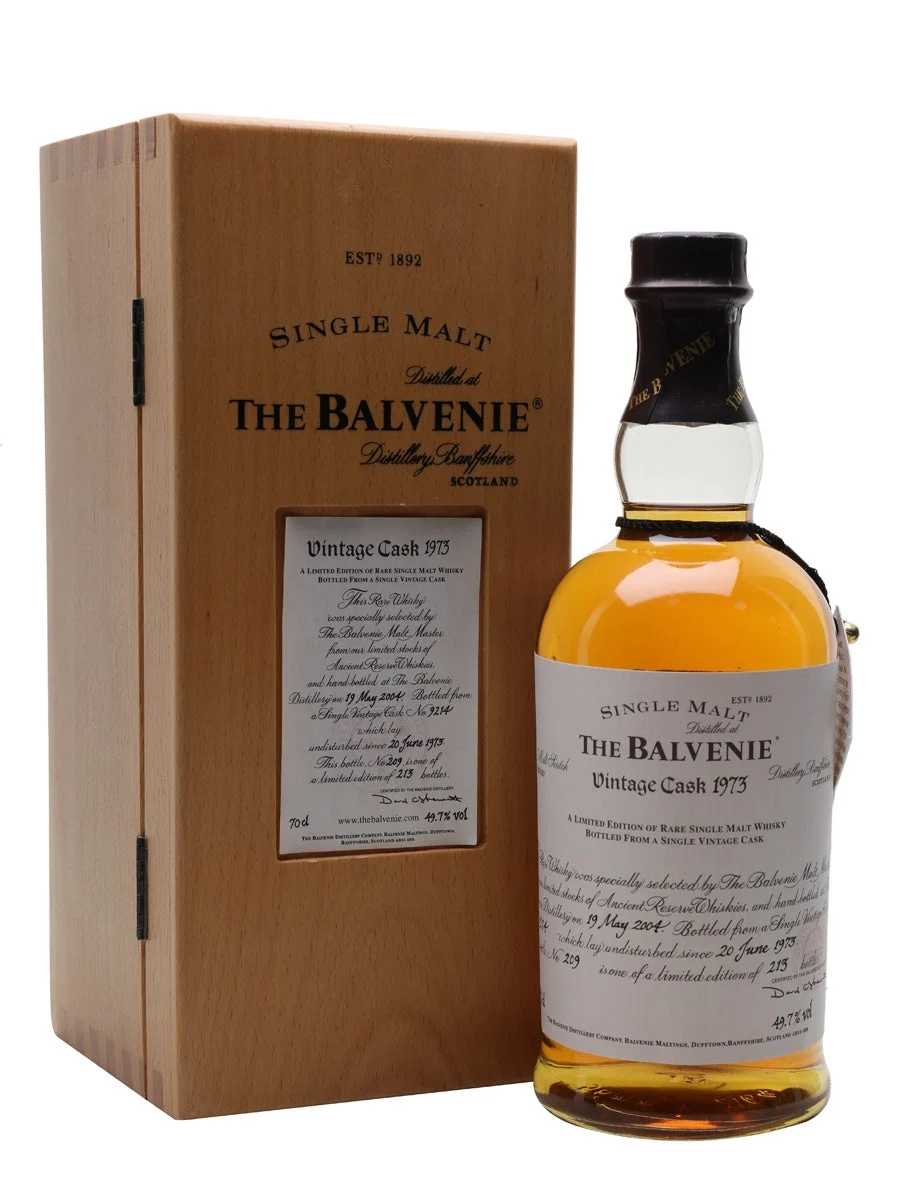 Balvenie 1973 31 Year Old Cask #9214 Speyside Single Malt Scotch Whisky | 700ML - Whiskey