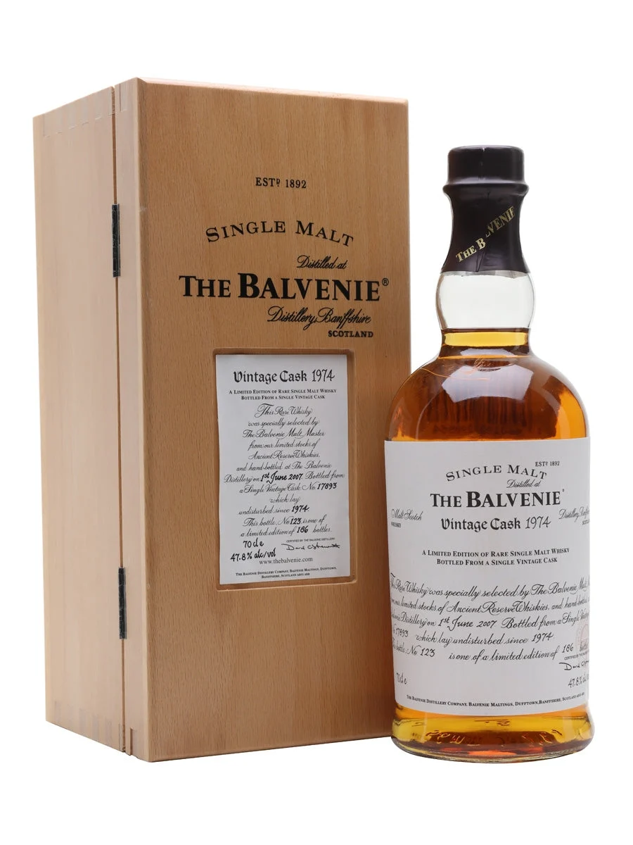 Balvenie 1974 33 Year Old Cask #17893 Speyside Single Malt Scotch Whisky | 700ML - Whiskey