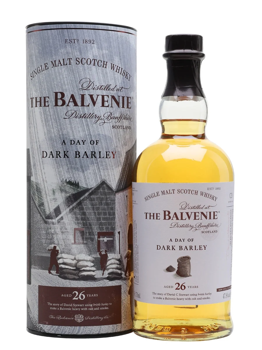 Balvenie A Day Of Dark Barley 26 años Story No.3 Whisky escocés de pura malta de Speyside | 700ML - Whiskey