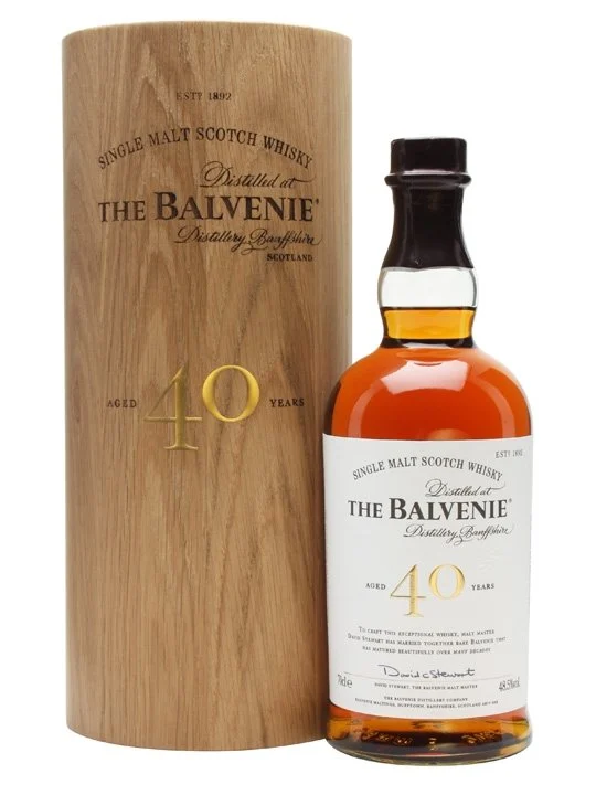 Balvenie 40 años Speyside Single Malt Scotch Whisky Distillery Embotellado | 700ML - Whiskey