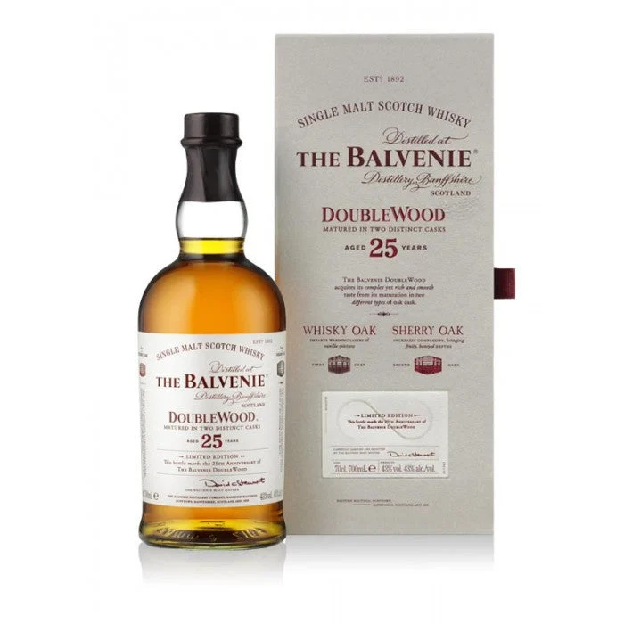 Balvenie DoubleWood 25 Year Old Single Malt Scotch Whisky - Whiskey