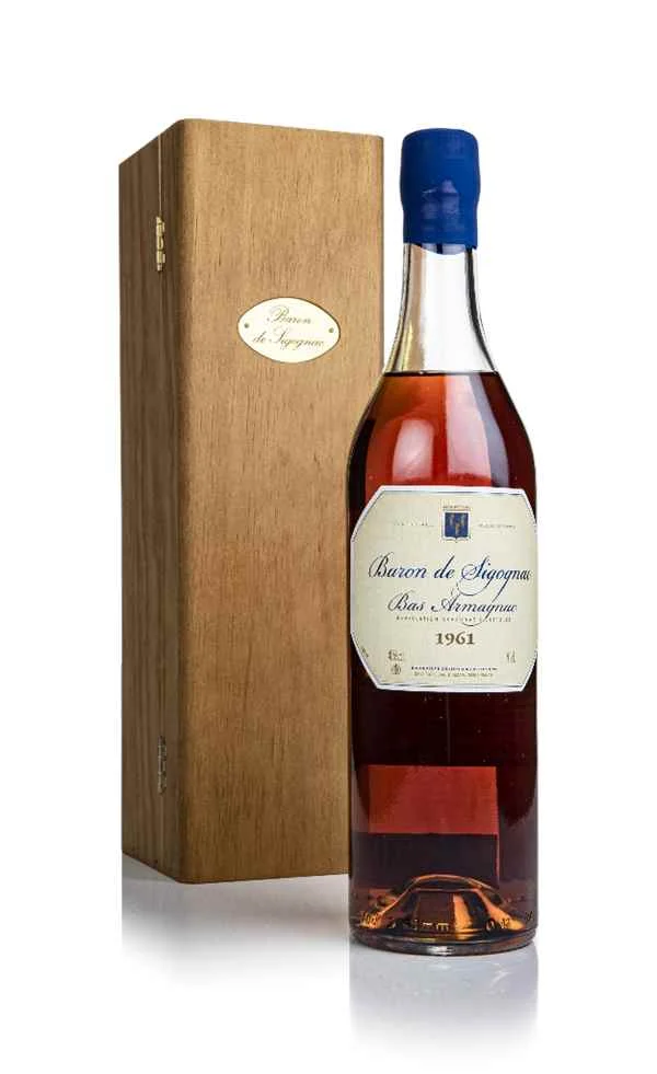 Barón de Sigognac 1961 Armagnac francés | 700ML - armañac