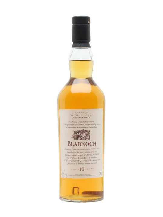 Bladnoch 10 Year Old Flora & Fauna Lowland Single Malt Scotch Whisky | 700ML - Whiskey
