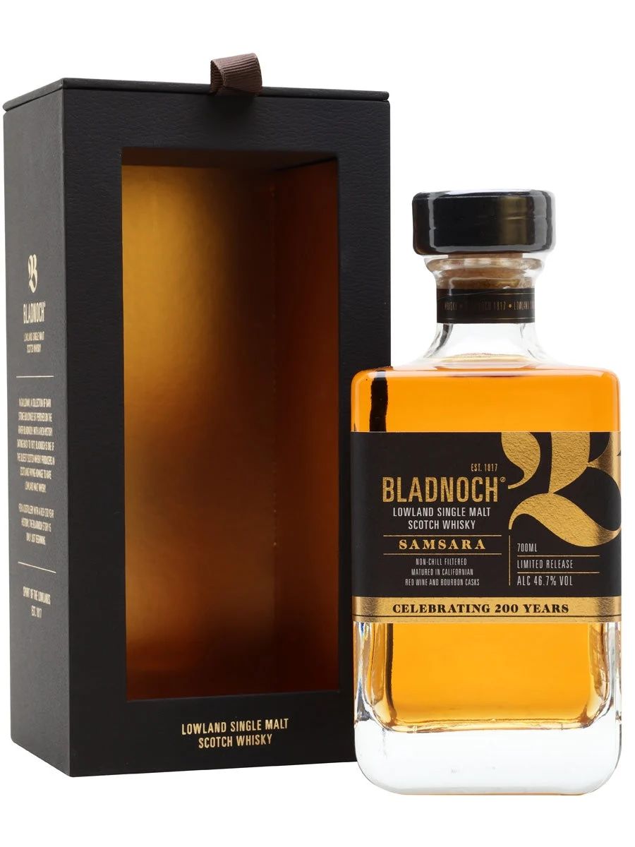 Bladnoch Samsara Lowland Single Malt Scotch Whisky | 700ML - Whiskey