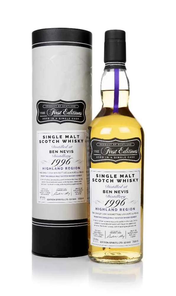 Ben Nevis 24 años 1996 (barrica 18789) - La primera edición (Hunter Laing) Whisky escocés | 700ML