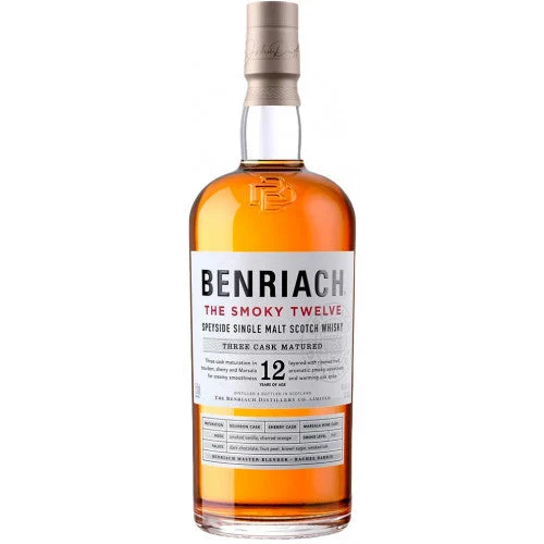 BenRiach 12 Year Old The Smoky Twelve Scotch Whisky - Whiskey