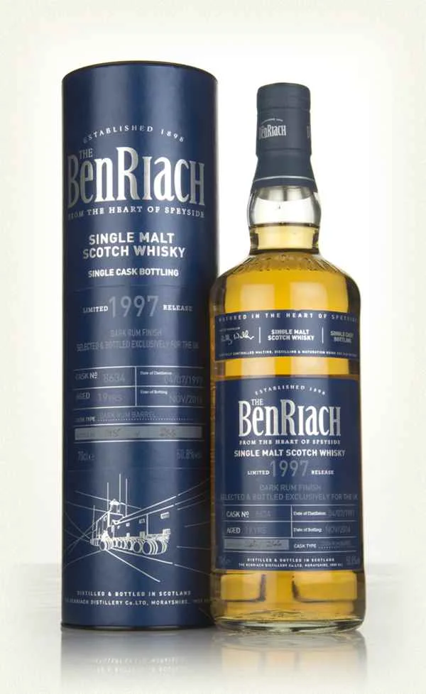 Benriach 19 Year Old 1997 (cask 8634) - Dark Rum Finish Whisky | 700ML